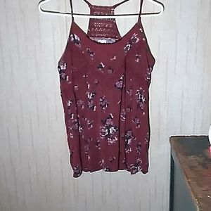 Maroon tank top